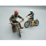 2 BRITAINS SPEEDWAY CYCLISTS