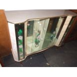 Retro china cabinet 4ft wide 39 inches tall