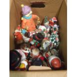 Box of Christmas Ornaments / decs