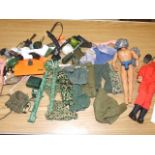 COLLECTION OF ACTION MEN AND ACCESSORIES