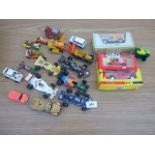 COLLECTION OF MODEL VEHICLES TO INCLUDE MAJORETTE, CORGI BUGS BUNNY, TOM AND JERRY ETC