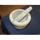 Pestle & Mortar 5 3/4 inches tall