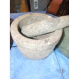Pestle & Mortar 5 3/4 inches tall