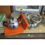 Qty Silver plated ware