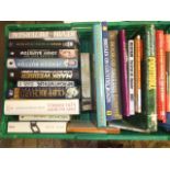 2 Boxes & 2 Crates of books from house clearance ( crates not included )