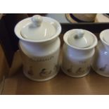 3 Duck Storage Jars