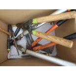 BOX OF ASSORTED TOOLS