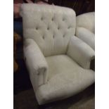 2 Seater Sofa & Button Back Armchair