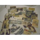 COLLECTION OF OVER 60 OLD POSTCARDS