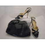 RUSSELL AND BROMLEY SHOES (SIZE 5) AND BAG