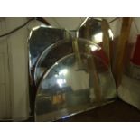 Oval & Demi Lune wall mirrors & 2 others