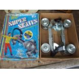 Retro Super Star Roller Skates in original Box