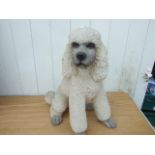 WHITE POODLE FIGURE