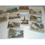 QUANTITY (OVER 500) WORLD POSTCARDS 1900S - 1950S