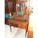 Victorian mahogany dressing table