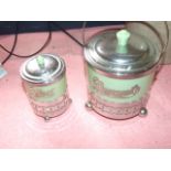 2 Retro Kitchen Storage Cannisters