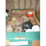 3 Boxes Assorted China , Glass etc etc from house clearance
