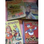 Box of Books etc to include Mickey Mouse Annual