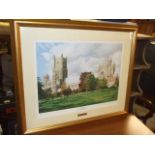 Print of Ely Cathedral 17 x 24 inches