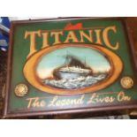 Wooden Titanic Wall Plaque