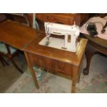 Singer Electric Table Sewing Machine ( no leads as wiring perished the plug and foot pedal wire