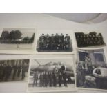 COLLECTION OF BLACK AND WHITE PHOTOGRAPHS OF RAF CADETS