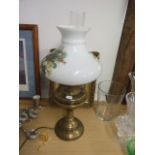 Brass Oil Lamp ( WIRING CUT OFF )