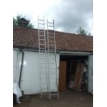 Alloy 2 piece extension ladder