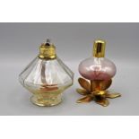 Lampe Berger fragrance lamp made in France with a lace makers fragrance lamp with a lotus flower