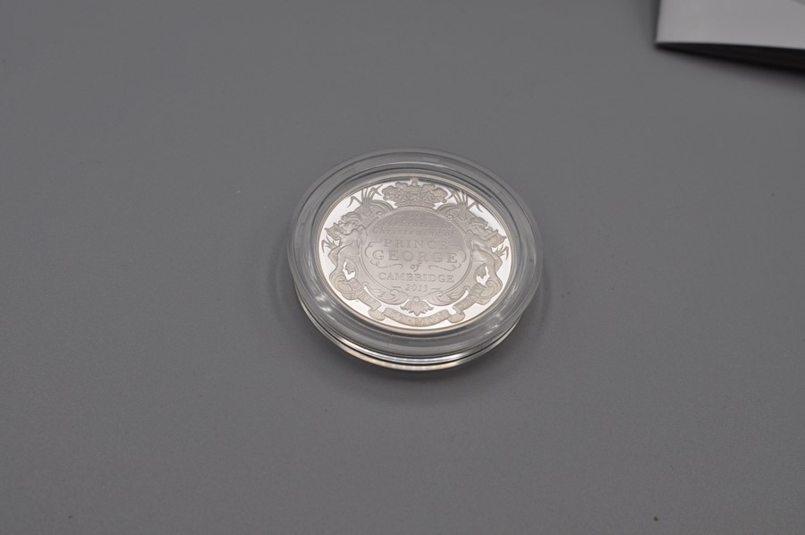 ROYAL MINT 2013 SILVER PROOF £5 COIN 'To celebrate the Christening of Prince George', with COA/ - Image 4 of 4