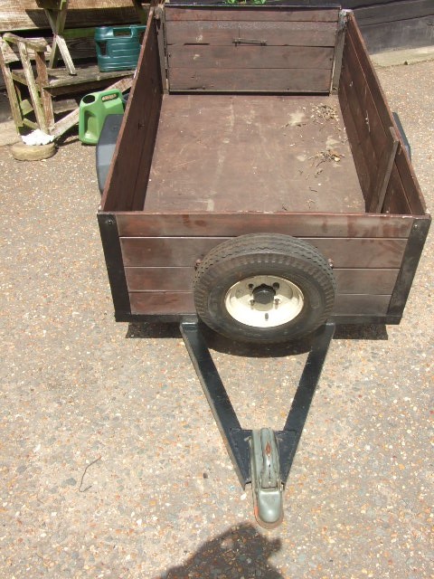 Car Trailer 5 ft x 3 ft with spare wheel & light board ( not in pictures ) - Image 3 of 4