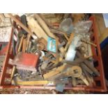 Crate of tools etc from house clearance