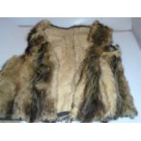 VINTAGE REAL FUR GILET WAISTCOAT