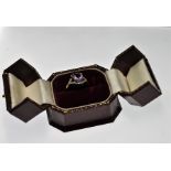 Brooks & Bentley "The Royal Crown Amethyst Ring" sterling silver 22ct gold plated ring with large
