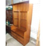 Retro Mid Century Nathan Wall Unit 40 x 76 1/2 inches