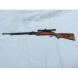 Underlever .22 Air Rifle Model 322 with B.S.A Scope