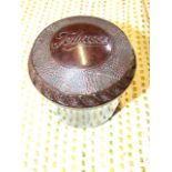 Vintage Bakelite Tobacco Jar with screw top lid ( lid has been glued )
