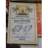 Reproduction Norwich - West Ham Programme August 31 st 1935 & others