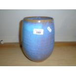 STUDIO POTTERY VASE SIGNED NR 24CM TALL