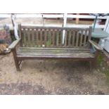 Large Wooden Garden Bench 76 inches wide