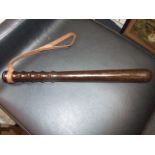 Old Police Truncheon 15 1/2 inches long