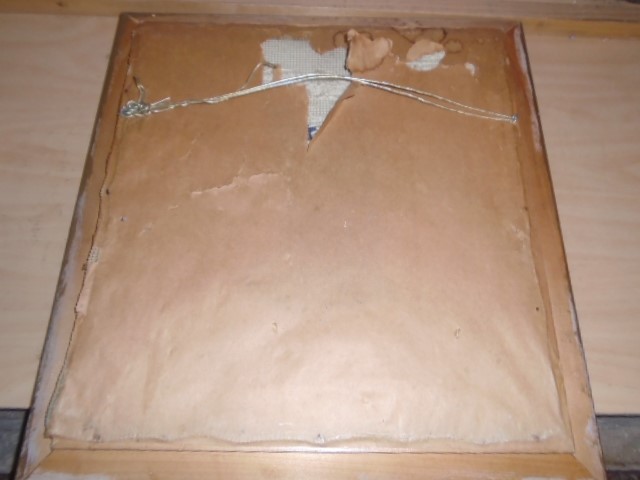 VINTAGE FRAMED TAPESTRY NEEDLEPOINT OF A SCOTTIE TERRIER DOG 40CM X38CM - Image 3 of 3