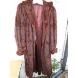 VINTAGE REAL FUR COAT SIZE M