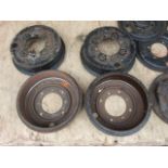 Austin A30 Brake Drums x 4 & 5 brake back plates