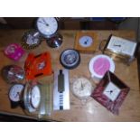 ASSORTED CLOCKS