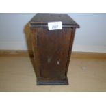 OAK CHURCH COLLECTION BOX