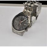 Charles Hutton Chronograph Grey Faced Wristwatch