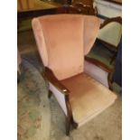 Vintage Parker Knoll Wing Back Armchair