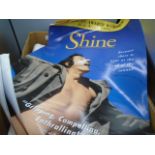 Box of assorted movie posters to incl Shine, The Debt Collector, City of Industry, Bloodsport III,