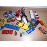 ASSORTED TOYS TO INCLUDE CHITTY CHITTY BANG BANG, SCALEXTRIC CAR, CAPTAIN SCARLET ETC